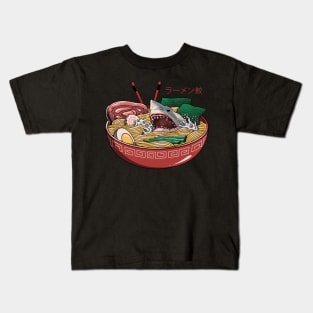 Ramen Shark Kids T-Shirt